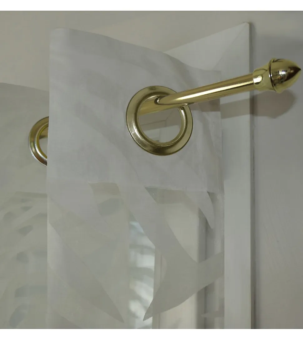 BISTROT - Tringle Extensible 50-70 cm - diamètre 12/10 mm - Pour Vitrage