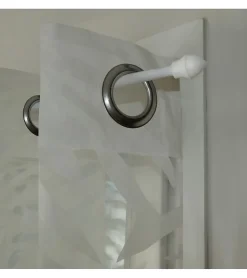 BISTROT - Tringle Extensible 50-70 cm - diamètre 12/10 mm - Pour Vitrage