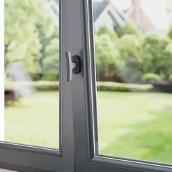 Boitier crémone pour fenêtre Irvil aluminium noir RAL7021 GoodHome