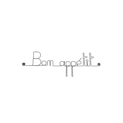 Bon appétit - Sculpture fil de fer 40-50 cm - Bijoux de mur