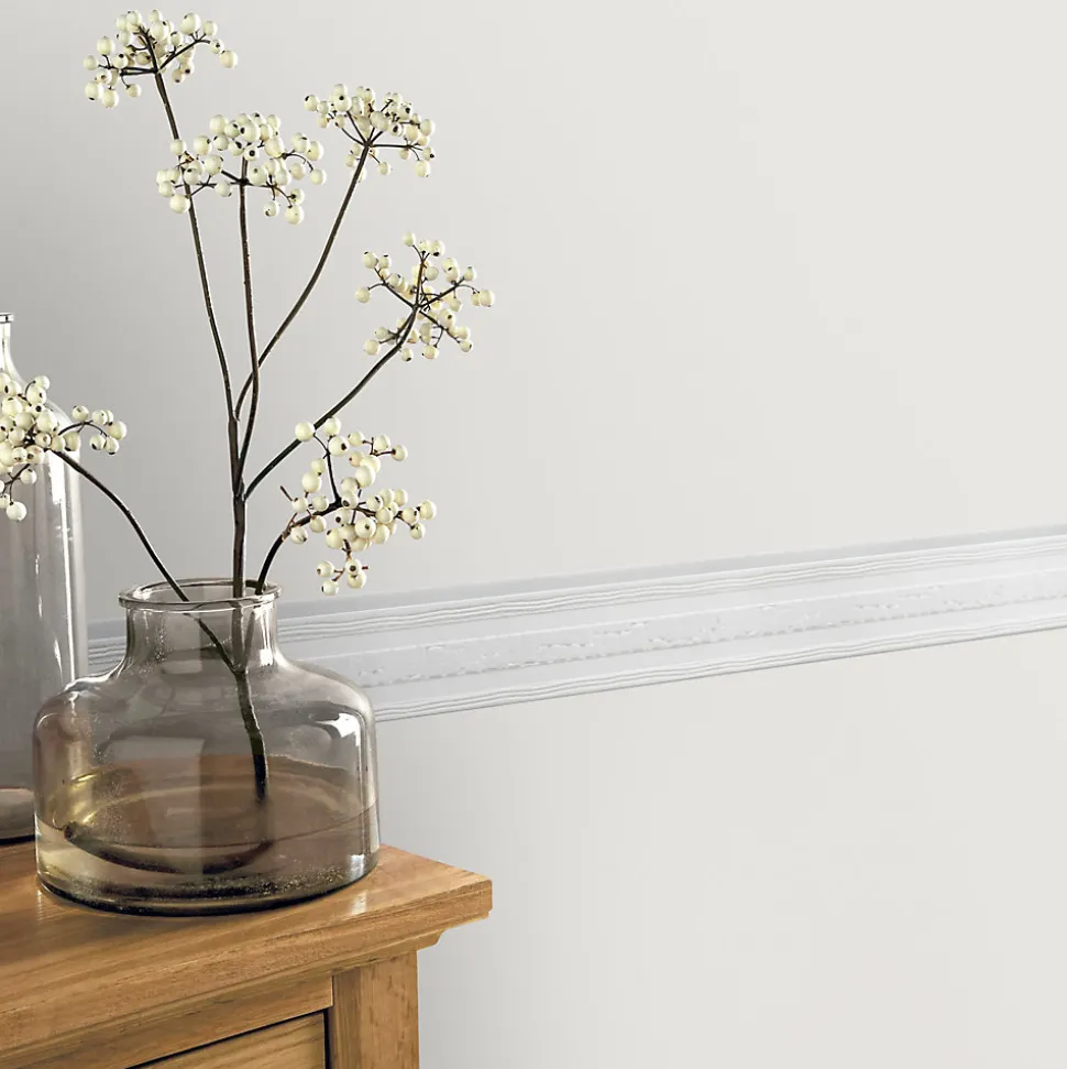 Bordure adhésive vinyle expansé Gilia GoodHome blanc