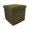 Boîte de rangement carrée avec couvercle vert Box & Beyond
