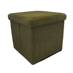 Boîte de rangement carrée avec couvercle vert Box & Beyond