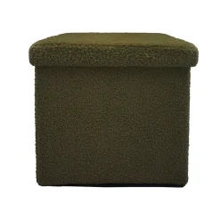 Boîte de rangement carrée avec couvercle vert Box & Beyond