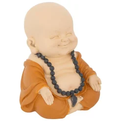 Bouddha Baya H.16cm résine assorti- Noir- Atmosphera