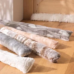 Boudin Bas de Porte Imitation Fourrure 