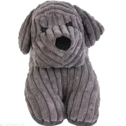 Boudin de porte 80 cm WOOF 100% polyester petit chigris velour cottelé