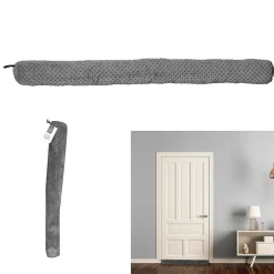 Boudin de Porte Nid d'Abeille Gris 7x80cm - FIORA