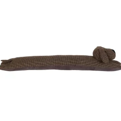 Boudin de porte WOOF petit chien marron motif petits carreaux