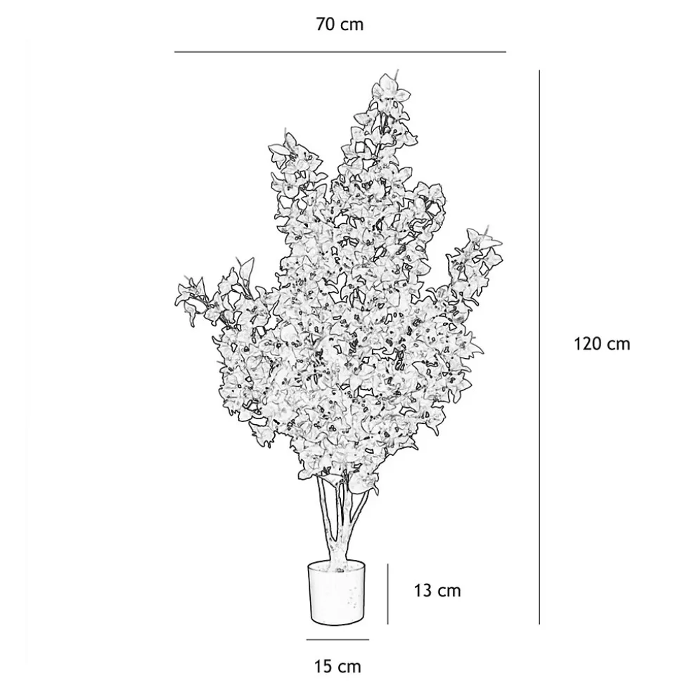 Bougainvillier artificiel fuchsia 120cm