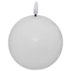 Bougie boule à led Molia D12cm blanc - Atmosphera