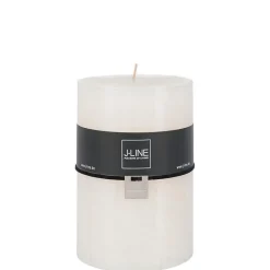 Bougie cylindrique 120H blanc 10x10x15 cm