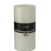 Bougie cylindrique 140H vert 10x10x20 cm