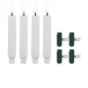 Bougie de Noël LED rechargeable Sia (lot de 4)