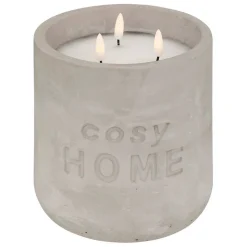 Bougie LED Cosy - gris clair - 3 - 2kg - Atmosphera