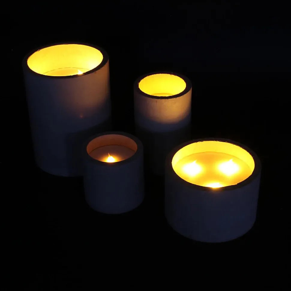 Bougie LED design ciment Factory
