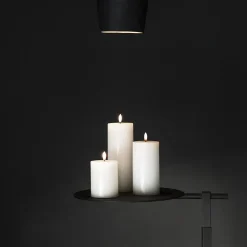 Bougie LED 8x20cm en cire Uyuni