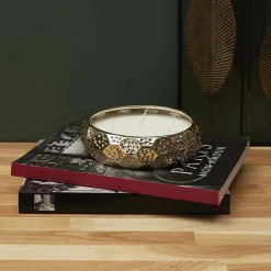 Bougie parfumée en céramique or du temps 7 mèches
