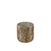 Bougie parfumée 60H dans pot en verre Bronze 14x14x15 cm