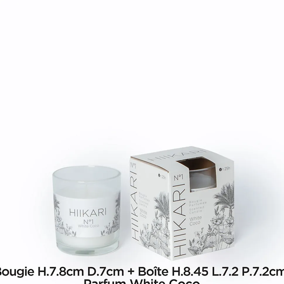 Bougie parfumée Sense white coco 110g JBY creation