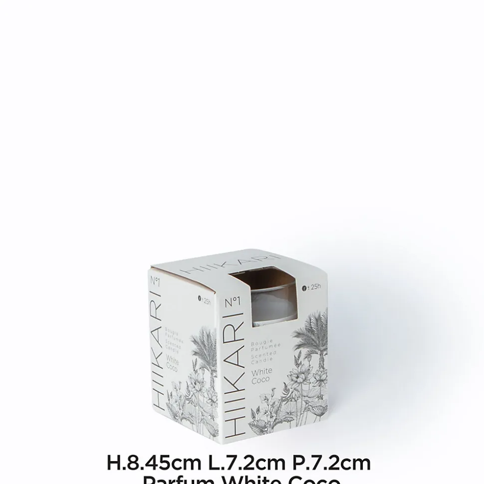 Bougie parfumée Sense white coco 110g JBY creation