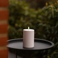 Bougie pilier LED Luca pour extérieur 10 x 15 cm