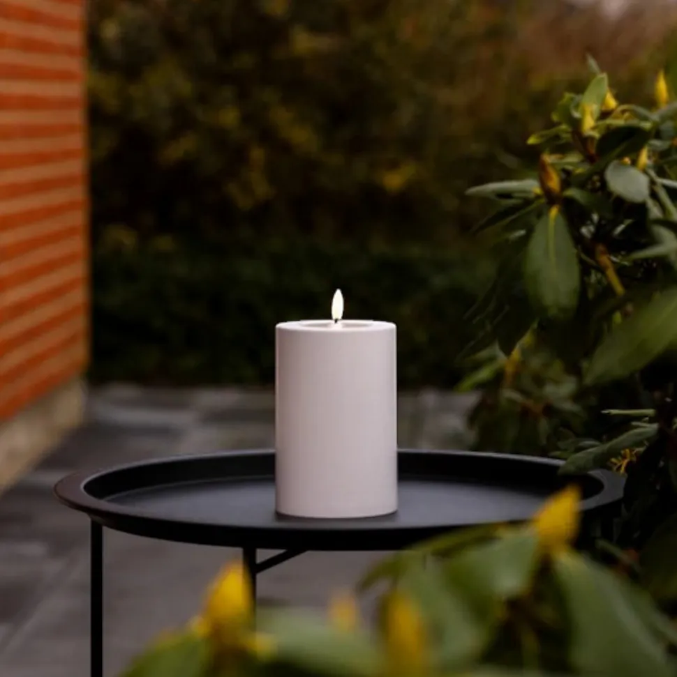 Bougie pilier LED Luca pour extérieur 10 x 15 cm