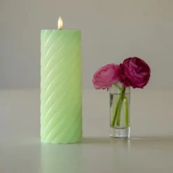 Bougie pilier LED Vega 7,5 x 20 cm