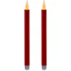 Bougies bâton led colorama de noël lot de 2 - feeric lights & christmas