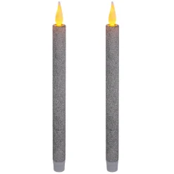 Bougies bâton led colorama de noël lot de 2 - feeric lights & christmas