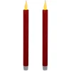 Bougies bâton led colorama de noël lot de 2 - feeric lights & christmas