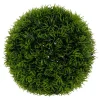 Boule de buis artificiel Carly vert D18cm - Atmosphera