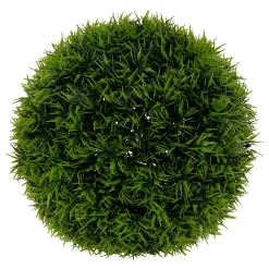 Boule de buis artificiel Carly vert D18cm - Atmosphera