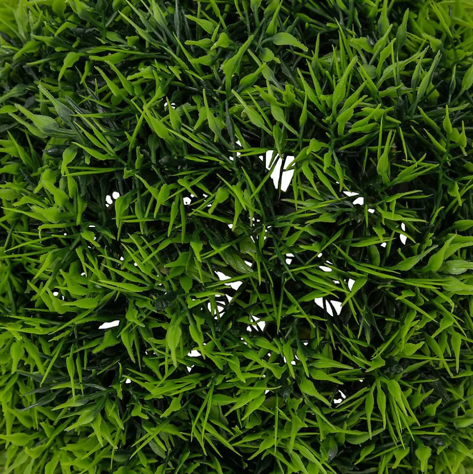 Boule de buis artificiel Carly vert D18cm - Atmosphera