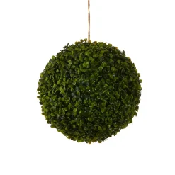 Boule de buis vert artificiel ø28 cm
