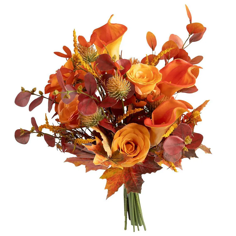 Bouquet d'automne artificiel James orange H55cm - Atmosphera