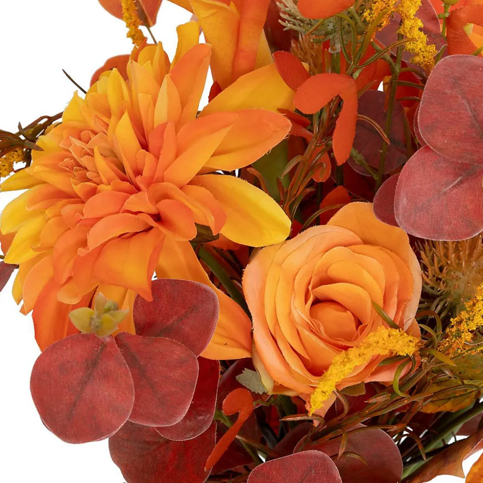 Bouquet d'automne artificiel James orange H55cm - Atmosphera