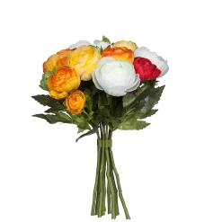 Bouquet de Renoncule orange artificiel ø19 x 22 cm