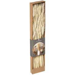 Bouquet fleurs séchées - boîte kraft H60 cm - Beige- Atmosphera