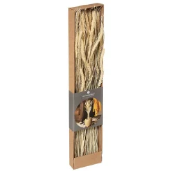 Bouquet fleurs séchées - boîte kraft H60 cm - Jaune- Atmosphera