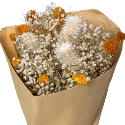 Bouquet fleurs séchées Folk H50 cm - Beige- Atmosphera