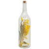 Bouteille avec fleurs séchées H46cm jaune - Atmosphera