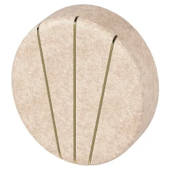 Bouton de meuble arrondi GoodHome Rubian rose Ø4.1cm x p.2.9cm