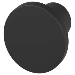 Bouton de meuble arrondi GoodHome Dotz noir Ø3cm x l.3cm x h. 2.4cm x p.2.4cm
