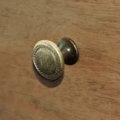Bouton de meuble arrondi Azereg or ⌀.25mm x L.25mm