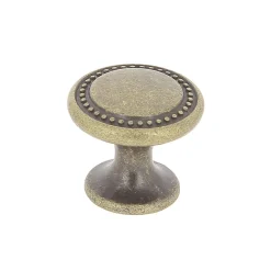 Bouton de meuble arrondi Azereg or ⌀.25mm x L.25mm
