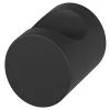 Bouton de meuble arrondi GoodHome Dizel noir Ø2cm x h. 2.5cm x p.2.5cm