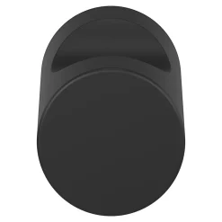 Bouton de meuble arrondi GoodHome Dizel noir Ø2cm x h. 2.5cm x p.2.5cm