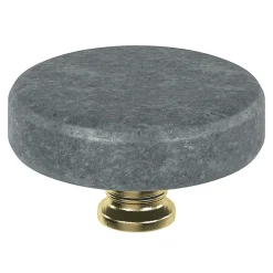 Bouton de meuble arrondi Rubian GoodHome vert Ø3.5 cm