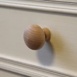 Bouton de meuble arrondi pine Ø2.5CM X L.2.5CM X H.2.5CM X P.2.1CM